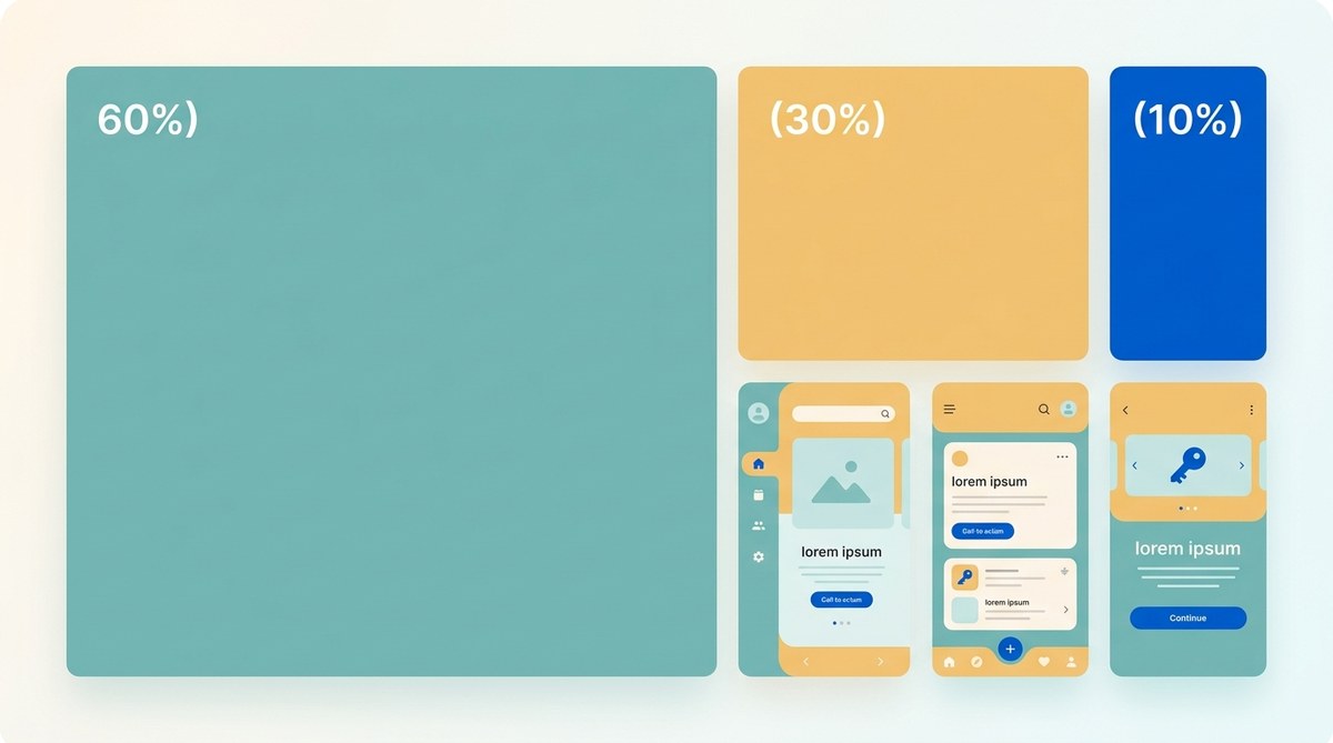How to Use the 60-30-10 Rule for Balanced UI Color Schemes - colori.app